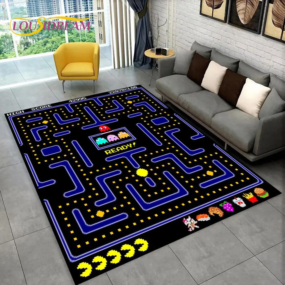 Pacman Retro Classics spēļu spēļu paklājs