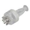 Scalp Applicator Comb 3ml Leakproof Medicine Hair Growth Applicator Scalp Massager Transparent White