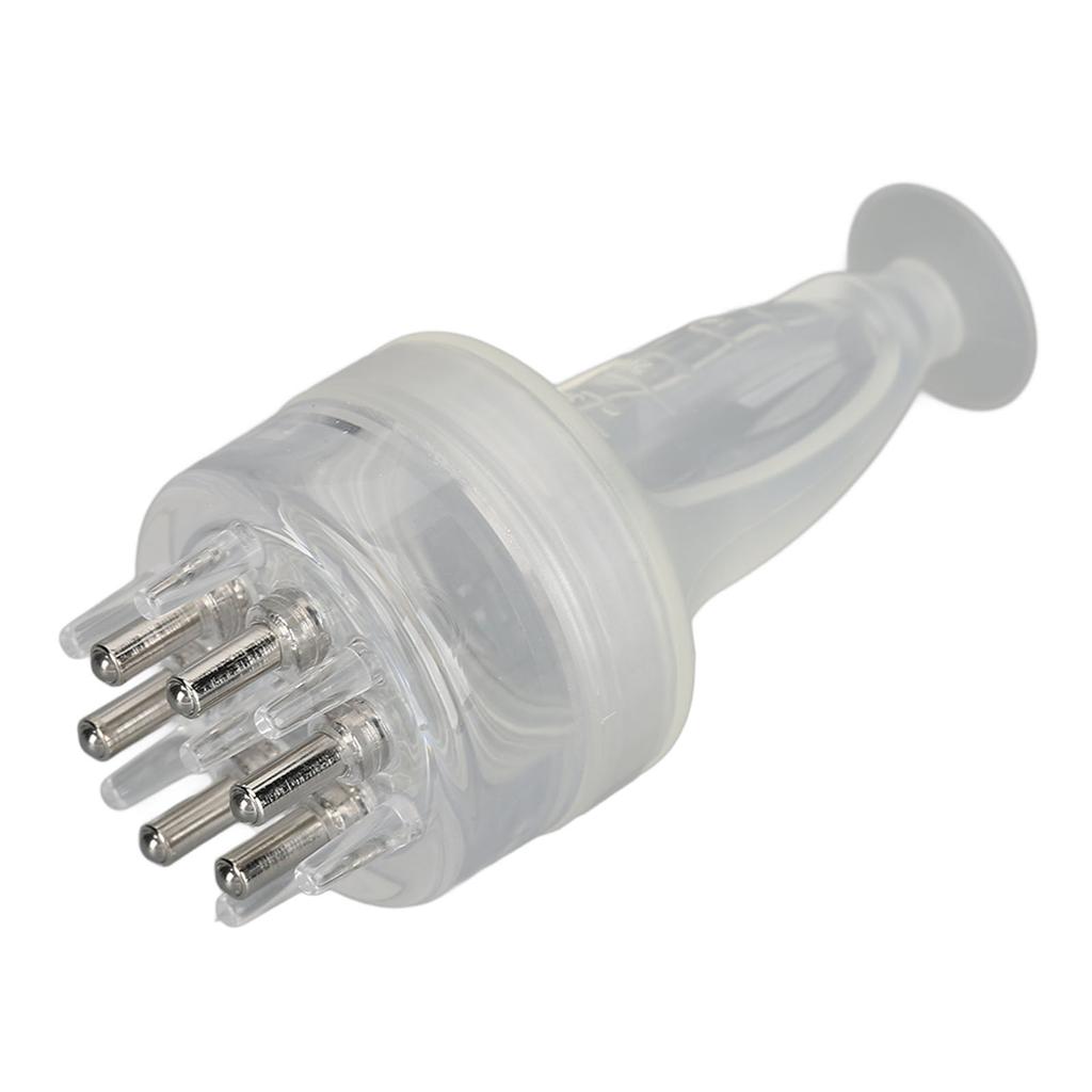 Scalp Applicator Comb 3ml Leakproof Medicine Hair Growth Applicator Scalp Massager Transparent White