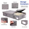 Storage Box with Lids Foldable Closet Blanket Toys Fabric Storage Containers