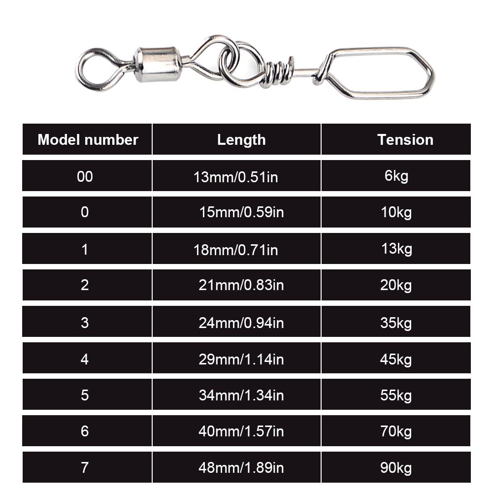 10 buc conector cu pini pătrați din oțel inoxidabil rezistent la coroziune, cârlig de conversie rapidă, accesorii de pescuit maritim