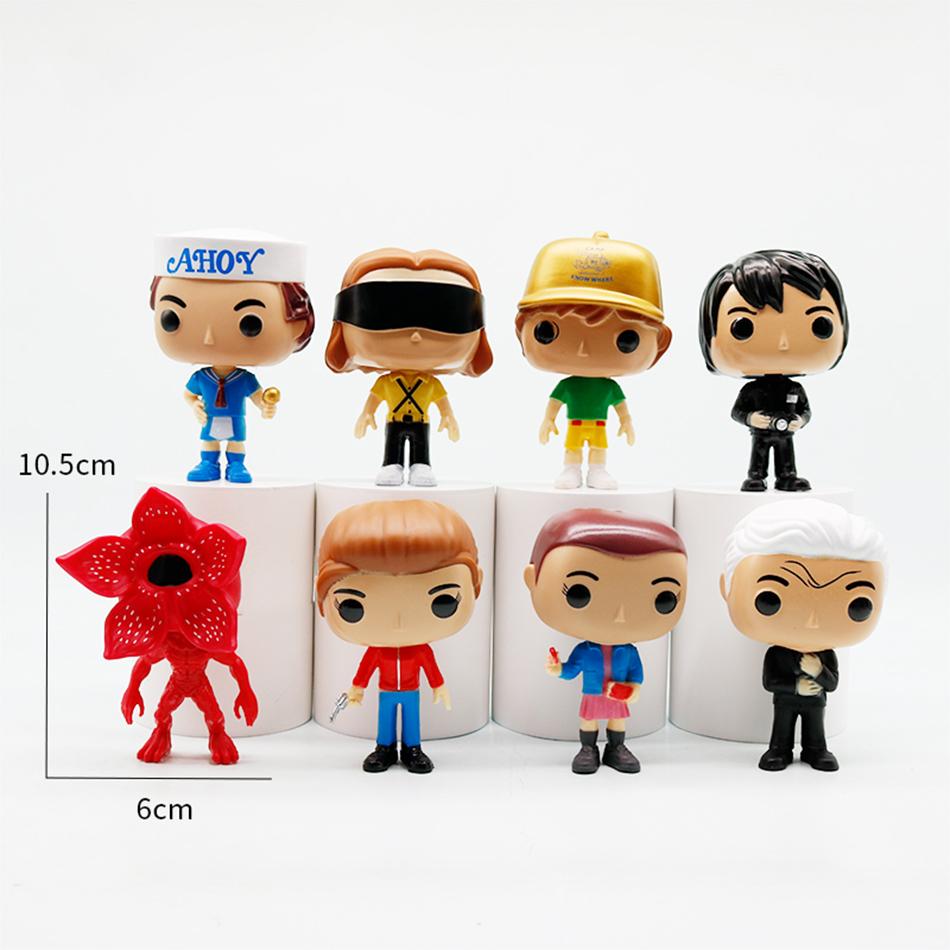 Bestseller Anime Figur Jane Ives/Will Byers/Mike Wheeler Actionfigur Cosplay Vinyl Ornament Figuren Spielzeug Neuestes Jahr Geschenk