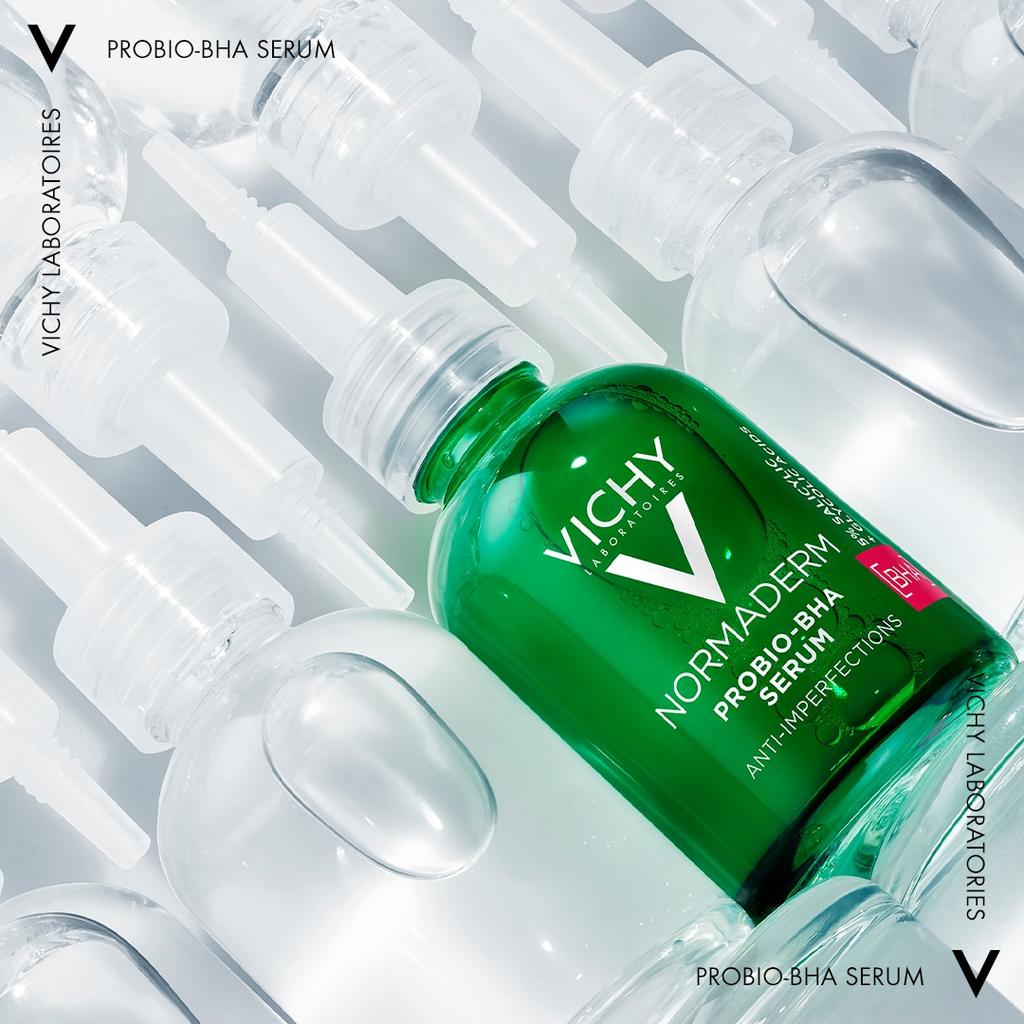 Vichy Normaderm Probio-BHA Anti-Imperfection Serum 30ml for Oily & Acne-Prone Skin, Oil Control, Blemish Treatment, Pore Refining