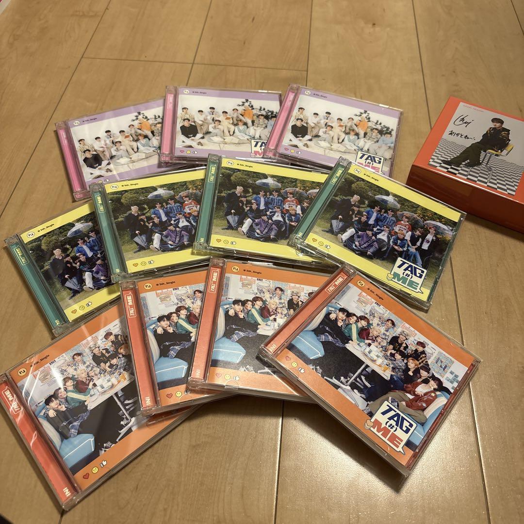 

[USED] INI CD set OZAKI TAKUMI 5th single with autographed box