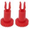 Ersatz-Seitenbürstenmotor Zahnrad Snap-Fit für Forecovacs T5 T8 T9 N5 N8 DX X1 Staubsaugerteile Rot-B61B