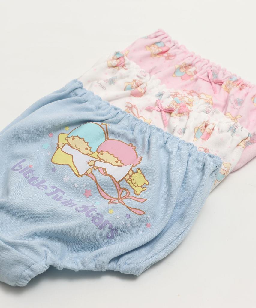 Chil2 Merhaba Küçük İkiz Çocuk Pantolonu/Şortu, Kedi, Melodi, Kuromi, Pompompurin, Yıldızlar, Sanrio, Çocuk İç Giyim, Tamamı Baskılı, 3 Parça Set,