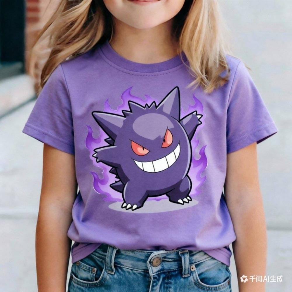 

Pokemons Cute Kids T-shirt Anime Game Cartoon Boys Girl Toddler Tees Streetwear Casual Short Sleeve Childern Clothes Tops 110