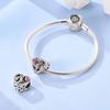 Charms Copper Infinite Love Couple Heart-Shaped Beads Fit Charms Plata Original Bracelet Women Jewellery Making Gifts