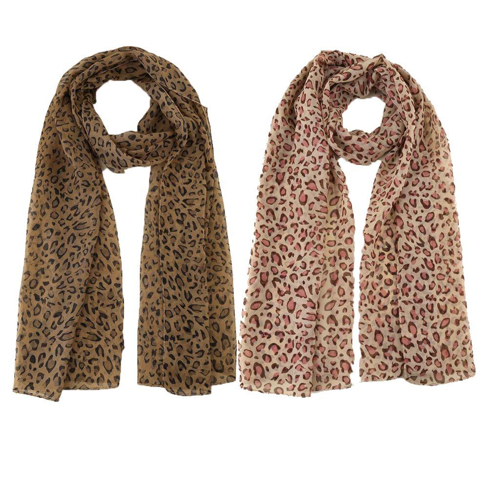 

2 шт., популярные мусульманские шифоновые шарфы, длинная широкая шаль Tudung с леопардовым принтом, вуаль