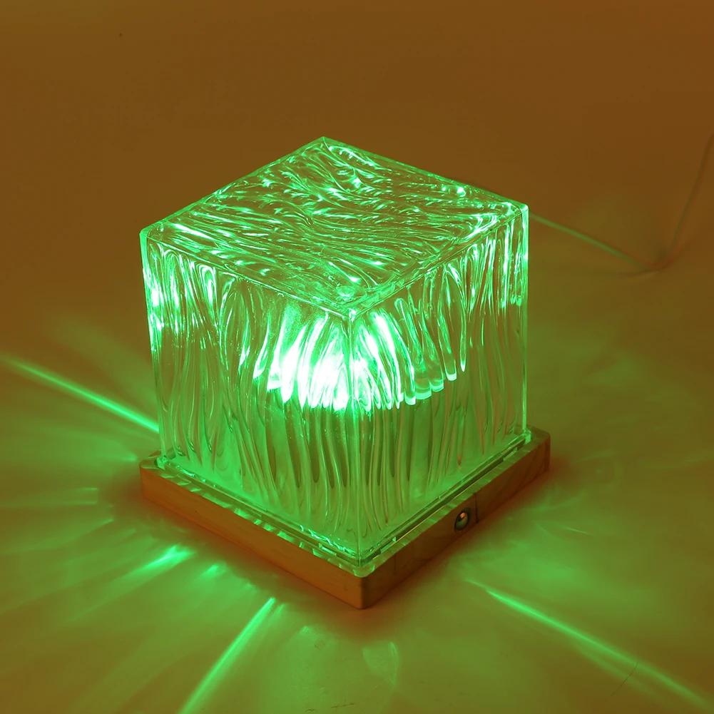 Ocean Wave Projector Lamp Northern Lights Projector Light Cube Atmosphere Light Water Wave Lamp Projector for Kids Birthday Gift