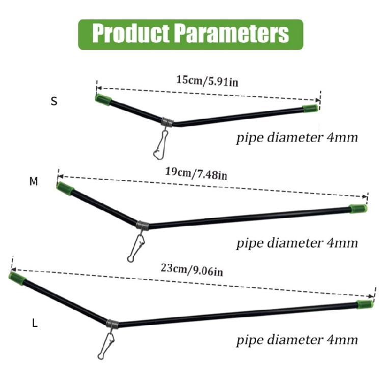Fishing Balance Connector with Buckles Anti Entanglement Tube Balance Connector Sea Fishing Accessories 5pcs/10Pcs