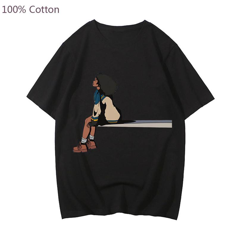 

SZA SOS Anime Graphic Tshirts Women Retro Unisexga Tshirt 100 Cotton Cartoon Tee Shirt Oversized Short Sleeve Plus Size Tops L