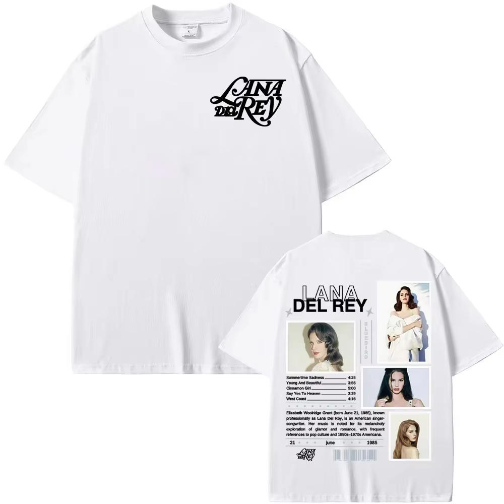 

Lana Del Rey Album Tour 2026 Merch T Shirt Unisex Womens Fashion Hipster High Street Tshirt Casual Comfort Oversized T Shirt Tops 4XL