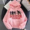 Stranger Things Aufdruck Hoodie Oberteil Mit Fleece Kapuzenpullover Herren Damen Kleidung Damen Herren Unisex Oversized Y2K Pullover