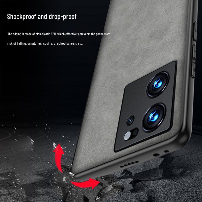 Shiyong Leather Texture Full-Coverage Redmi Phone Case