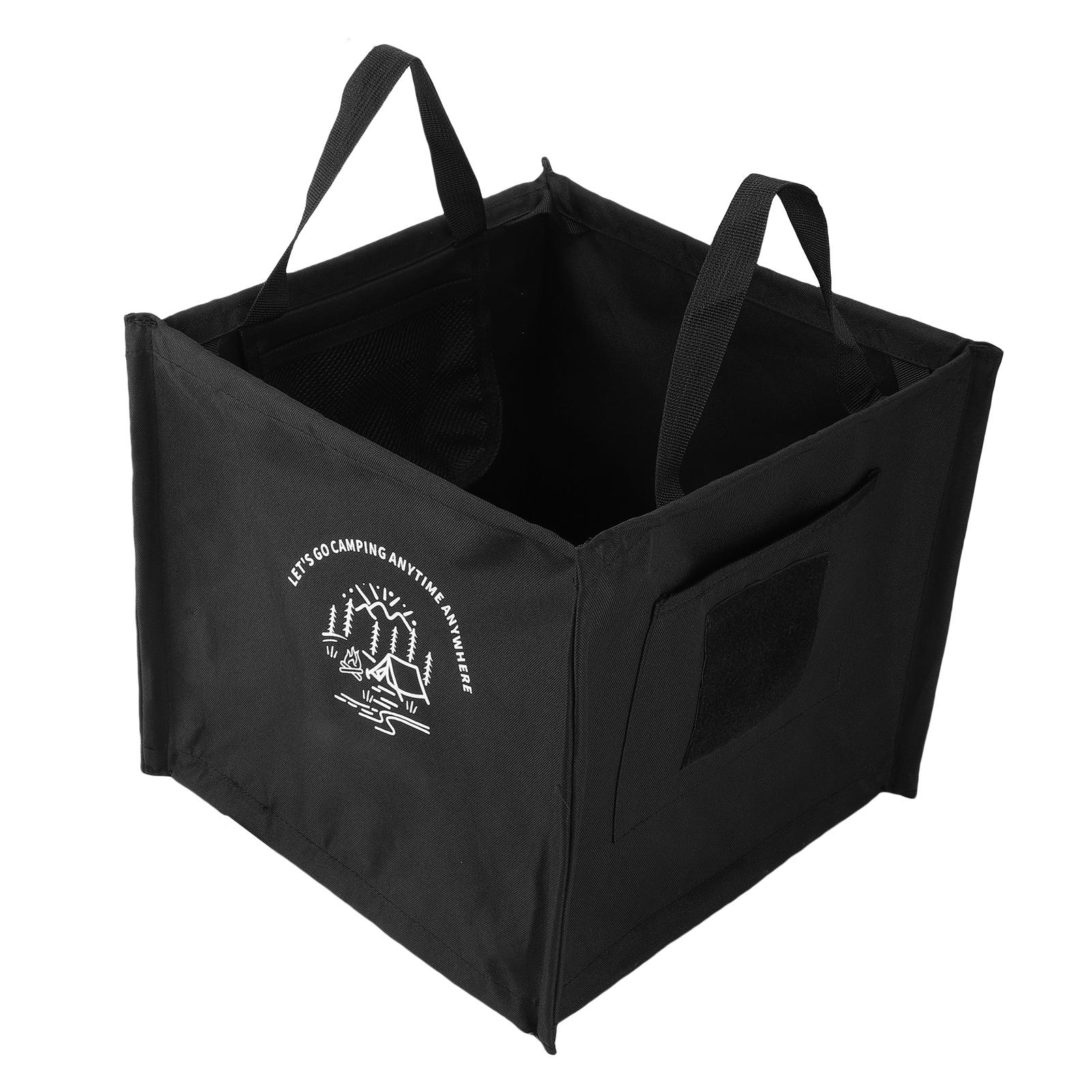 Ящик для хранения для кемпинга Складное мусорное ведро Открытый Многофункциональный Легкий Удобный 27 л Большая вместимость Треугольник