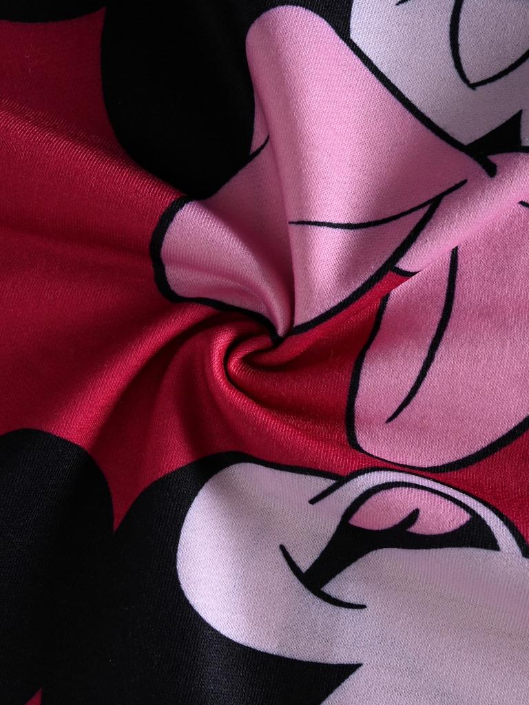 Children's Cartoon Print Long Sleeved Sweatshirt And Sweatpants Set