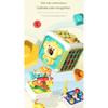 Montessori 6-Sided Busy Activity Cube, Multifunctional Sensory Shape Sorter Educational Toy for Kids Early Learning