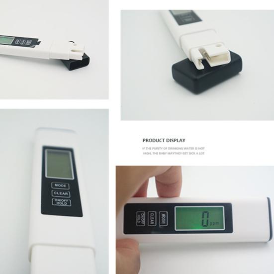 Wasserqualitätsmessgerät Digitalanzeige Hochpräzise Batteriebetrieben Trinkwasser