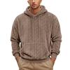 Men's Winter Plush Hooded Sweatshirt Warm Loose Casual Trendy Versatile Men's Jacket