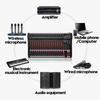 110V 6/8/12/16 Channel 6 Music Modes USB bluetooth Mixing Console Amplifier Computer Playback Phantom Power Effect Audio Mixer