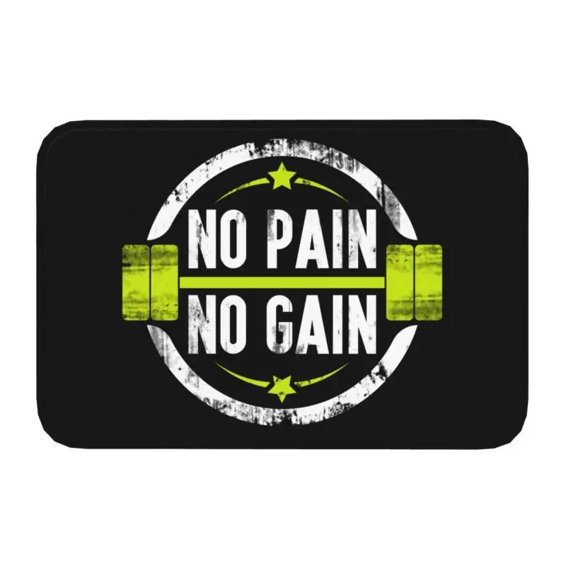 Powerhouse Gym Doormat Mat Anti-Slip Bodybuilding Fitness Motivational Quote Bath Kitchen Balcony Entrance Rug Carpet 40*60cm