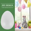 10Pcs Blank Foam Easter Eggs DIY Craft Supplies for Painting Decorating Easter Party Favors Photography Props Festive Scene