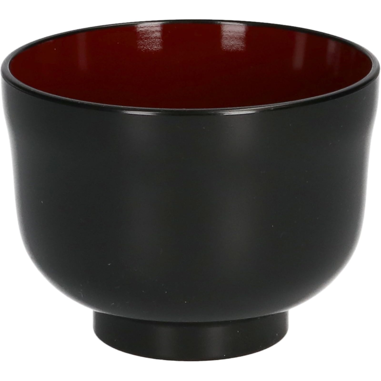 Yamanaka Lacquerware Miso Soup Gourd 10 x Dishwasher Microwave Made in Bowl, Bowl, Shape, Approx. 7.5 cm, Safe, Safe, Black, Japan, 133-62203