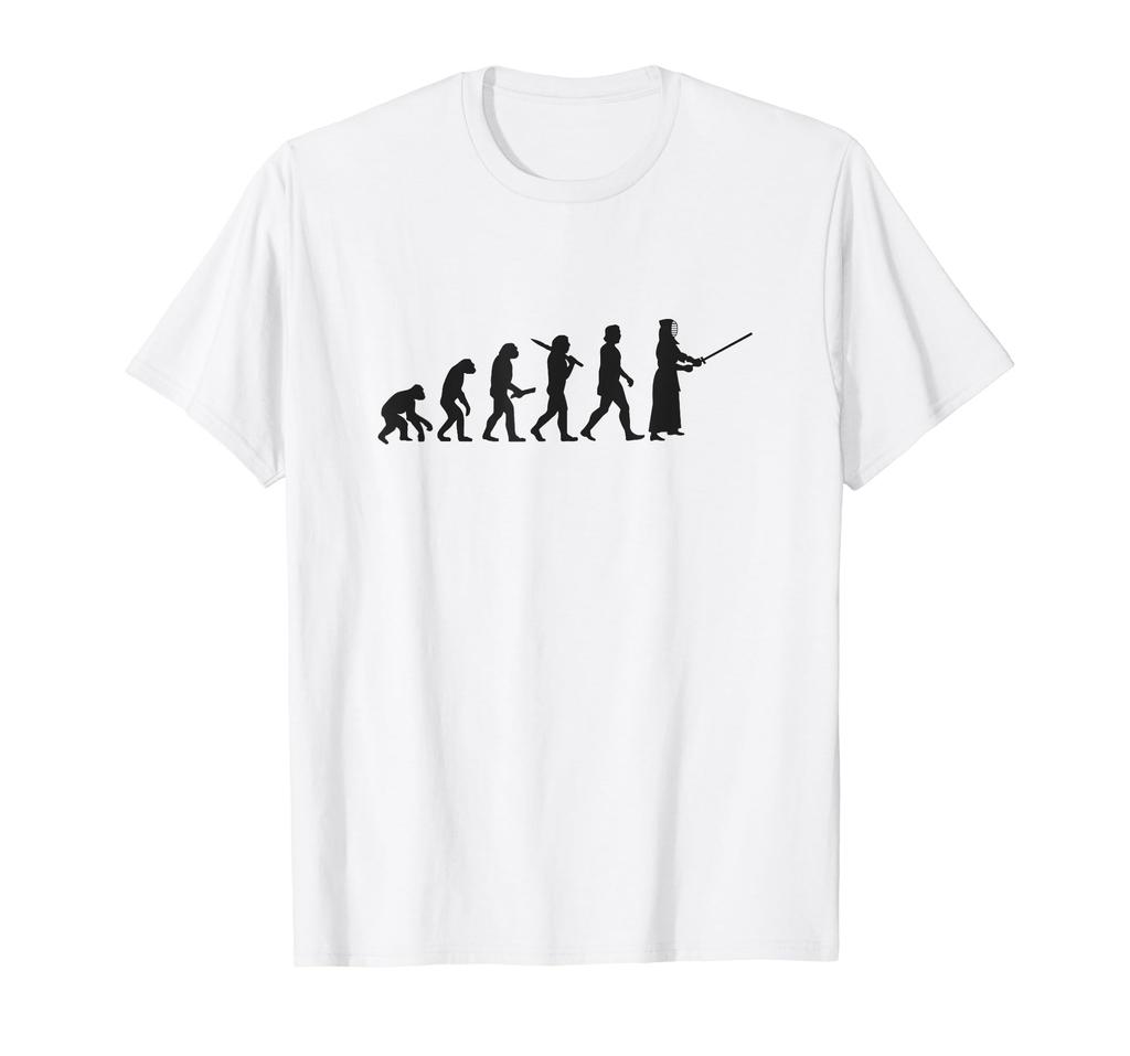 Evoluce lidstva Kendo Bojová umění Kendo Milovníci Kendo Koníčky Kendo Circle Kendo Club Iron Kendo Kenjutsu Evolution Tričko