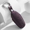 Leather Car Remote Key Cover Case Holder Shell Keyring Fob For  New Atto 3 2 8 Song Plus Pro Shark 6 Seal U Sealion 7 Seal 5