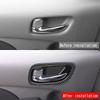 FOR NISSAN NV350 CARAVAN 2024 ABS Carbon fiber Car Inner Door Handle door Bowl cap Covers Trims Stickers Interior Accessories