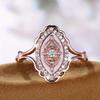 Yun Miao Elegant Women's Lace Ring with Zircon Inlay