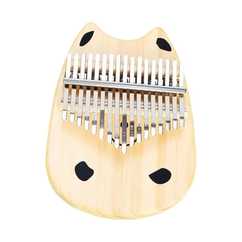 17 Keys Mini Thumb Piano, Finger Piano Musical Instrument for Kids Adults and Beginners, Music Gifts Wood Finger Piano