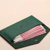 New Soft Leather Wallet One-piece PU Leather Coin Purse Large Capacity Card Holder for Cash Storage