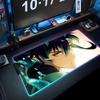 dan heng Mouse Pad RGB Gaming Mousepad Big LED Pad PC Desk Mat Luminous Mouse Pad Large Keyboard Mats Table Rug With Backlit