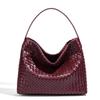 European and American Large Capacity Woven Single Shoulder Women's Bag, Fashionable Commuting Tote Bag, Underarm Bag