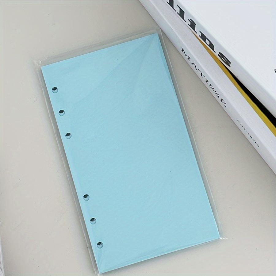6-hole 40-page A6 Notebook with Color Refill, Grid/horizontal Line/blank Notebook Inner Core