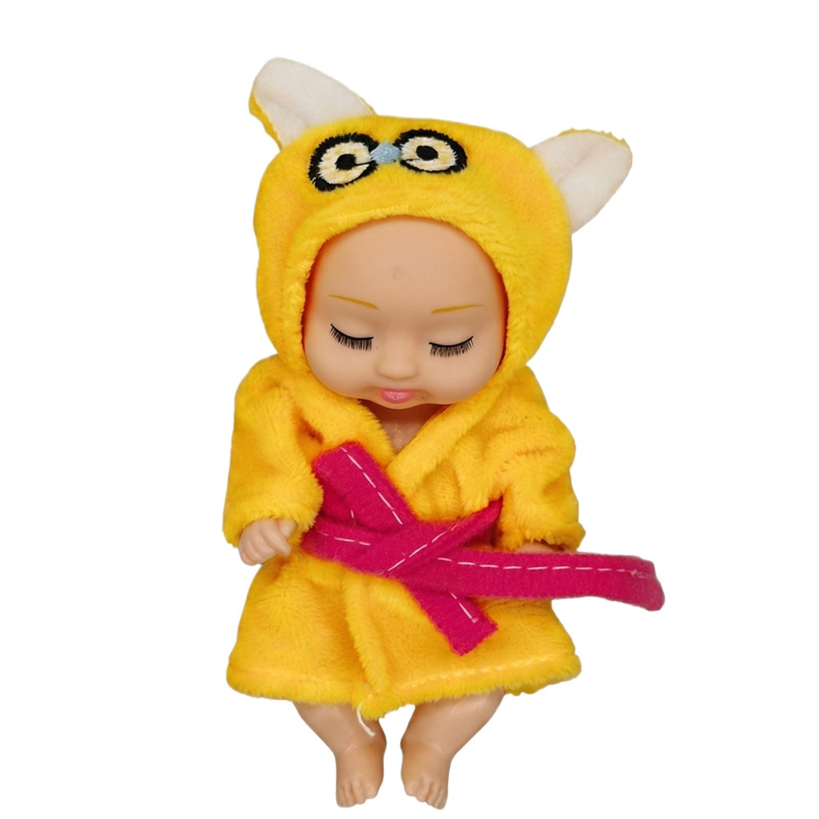 

English: Reborn Sleeping Doll Princess Toy for Girls Machine & Gift one size жовтий