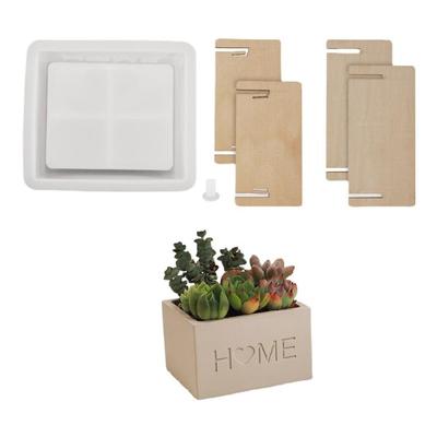 Macetas para el Hogar Moldes de Silicona Moldes de Yeso Escayola Moldes para Adornos Moldes para Plantas Suculentas Hechas a Mano Moldes de Resina Epoxi