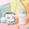 Cinnamoroll Kinder Edelstahl Isolierte Trinkflasche mit Strohhalm