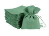 Darling Souvenir Gray 20 Wedding Burlap Favor Bags Drawstring Storage Pouch Gift Bag Wedding Jute Sack Art Crafts -7 x 5