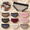 New Briefs Shape Cosmetic Bag Lace Heart Transparent Makeup Storage Pouch Y2K Mesh Toiletry Bag Storage for Travel