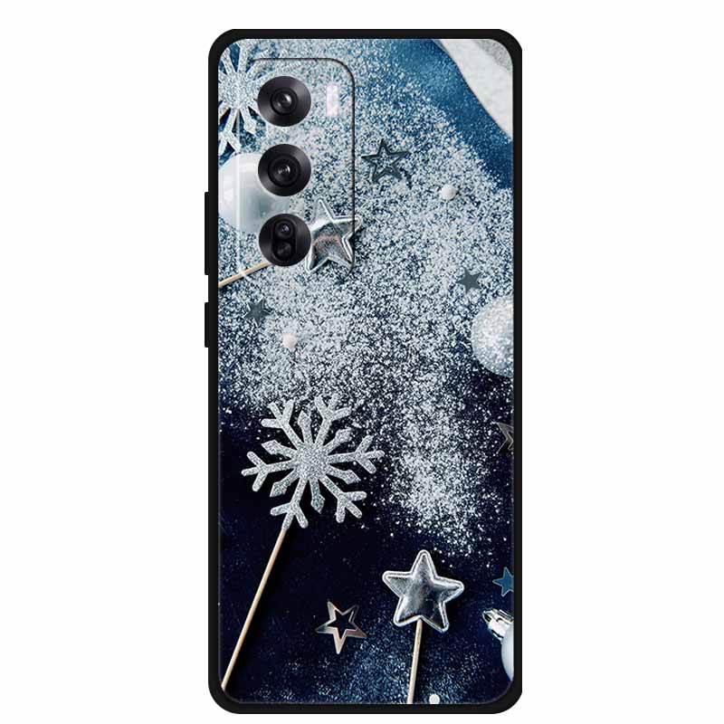 2024 Christmas Phone Cases For Oppo Reno12 Pro 6.7"Cases Soft TPU Silicone For Oppo Reno12 5G Cover Bumper Funda Reno12 12Pro 5G