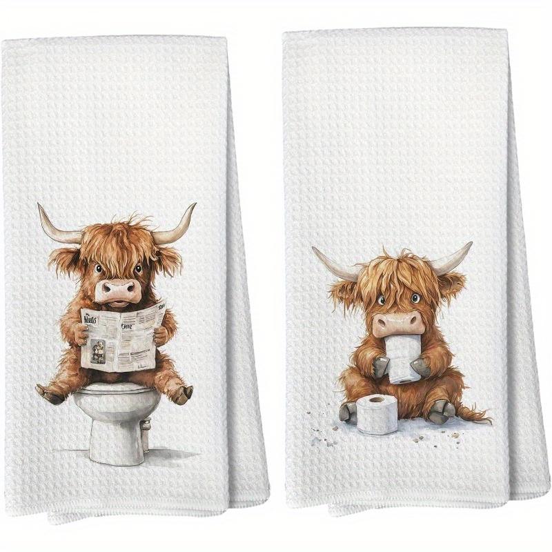 

1PC Single-sided Printing Kitchen Towel Microfiber Quick-drying Hand Towel Christmas Tea Towel Halloween Gift Towel