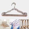 5 PCS/Set Aluminum Alloy Clothes Hanger Adult Clothes Hanger Sliding Seamless Metal Clothes Hanger Wardrobe Storage Rack
