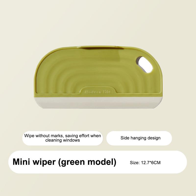 

Non-Scratch Handy Squeegee Kitchen Sink Countertop Squeegee Window Mirror Water Wiper Clean Scraping Film Scraper зелёный