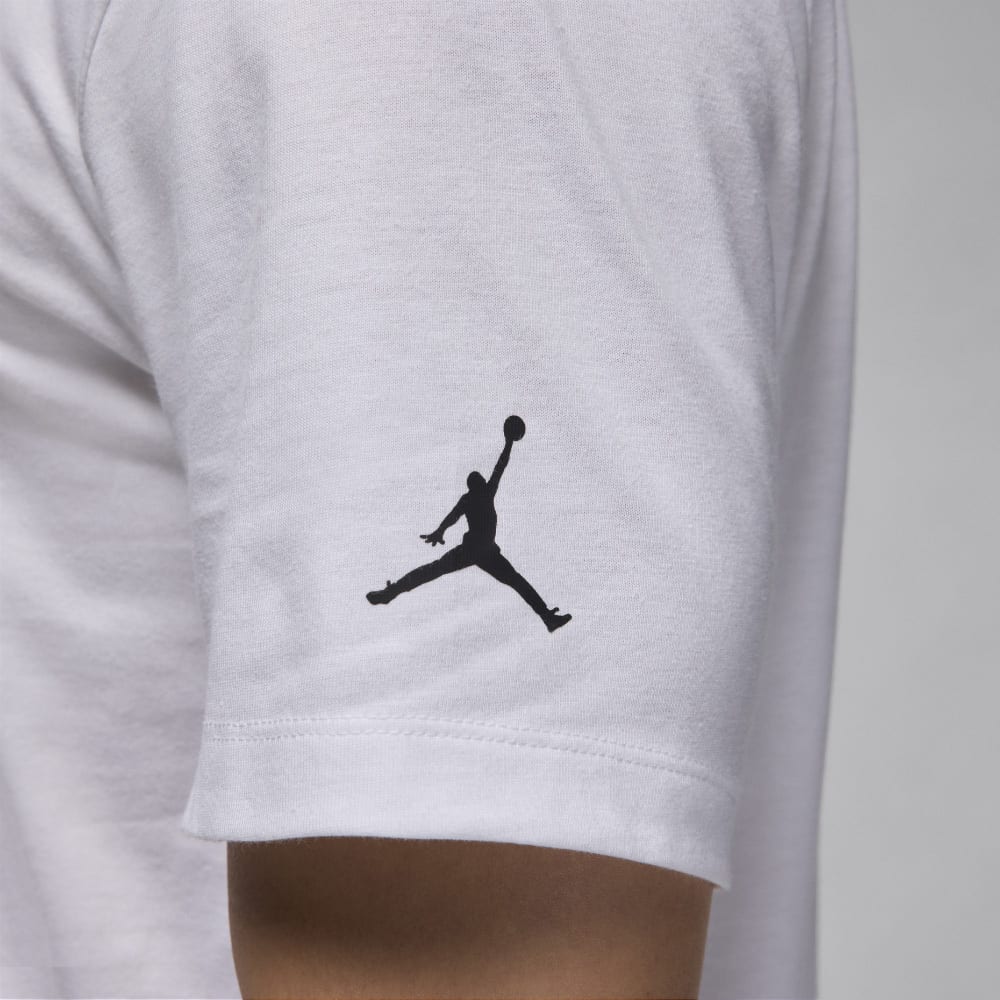 Jordan Flight MVP T Shirts Men's White Crew Neck Moderate FN5959-100
