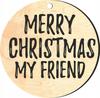 Wooden Christmas Tree Decorations D10