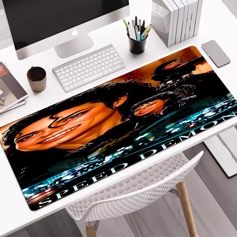 Michael Jackson Theme Mouse Pad, Non Slip Rubber Base, Multifunctional Office & Home Decor, Perfect for Workspace Personalization.