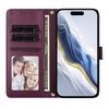 Suitable for Huawei P80 PRO Protective Case with Heart-shaped Cat Design, Honor 400 Pro Flip Cover with Card Slot Leather Case